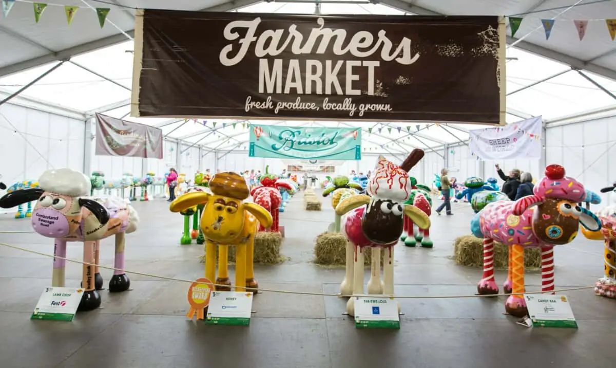 shaun in the city farmers market