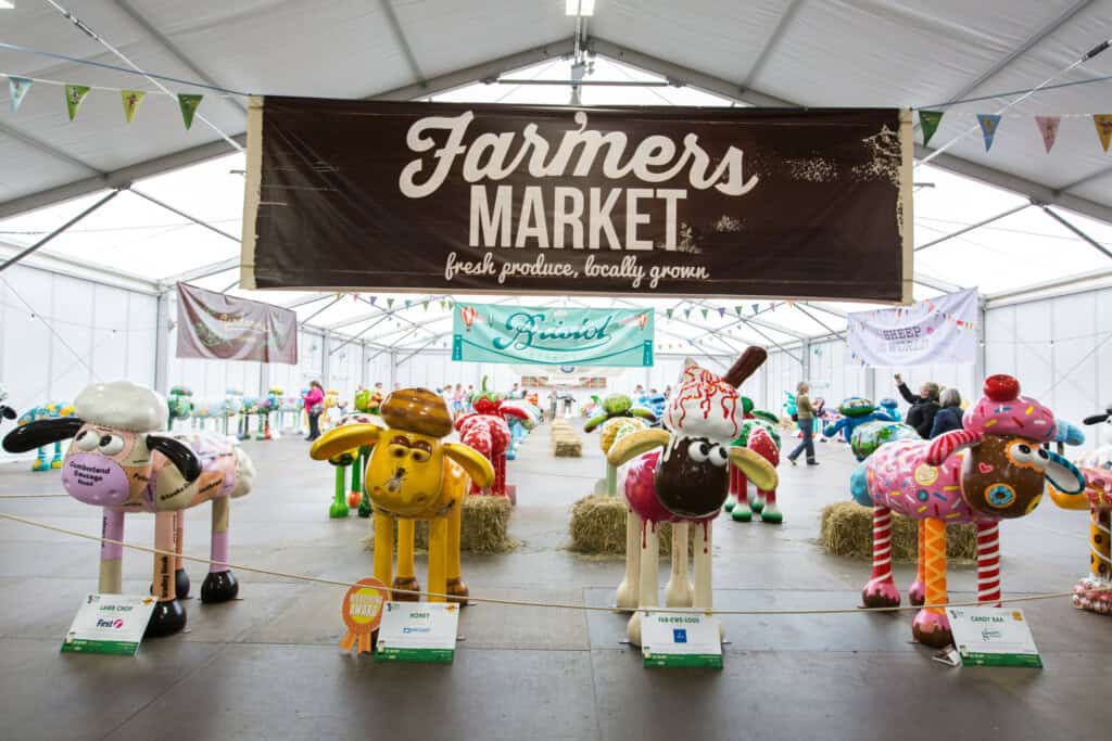 shaun in the city farmers market