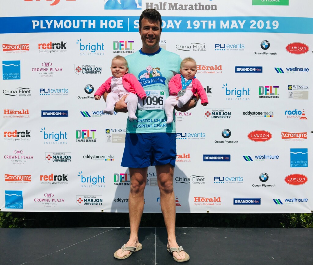 Graham with his two very proud daughters!