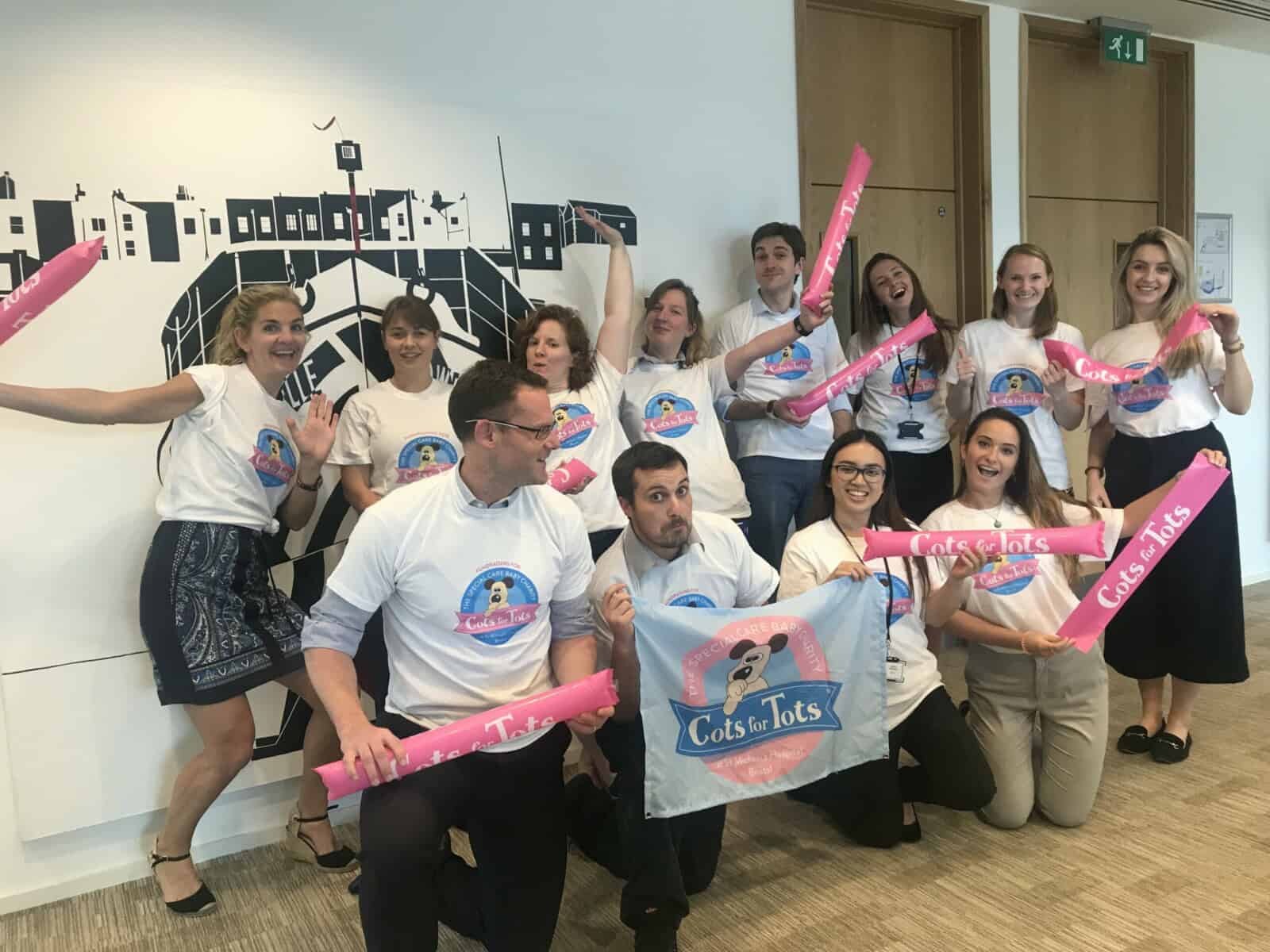 Legal Firm CMS raise a whopping £10,000 for Cots for Tots The Grand Appeal