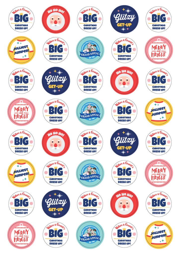 BIG Christmas Dress Up stickers