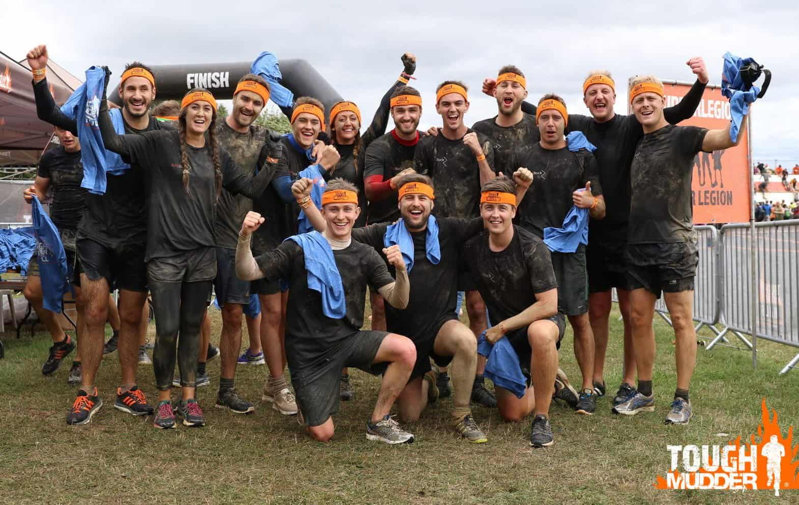 corporate company finished tough mudder