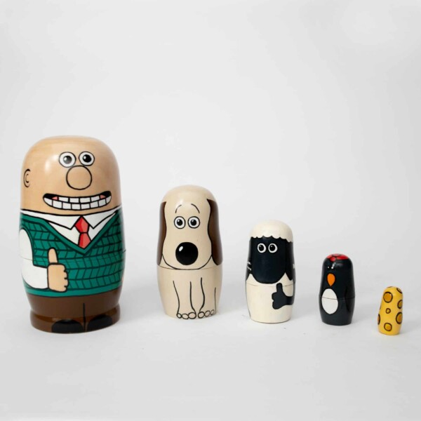 Beth Quinton | Wallace & Gromit Nesting Dolls
