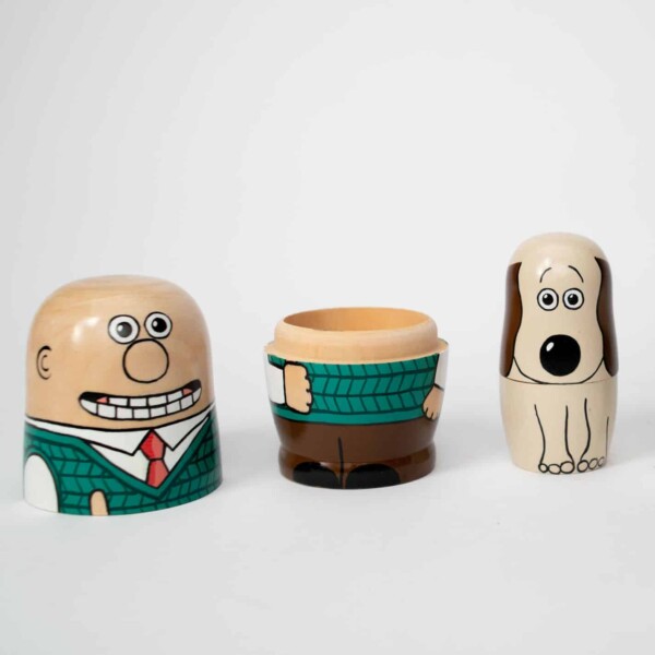 Beth Quinton | Wallace & Gromit Nesting Dolls - Image 4