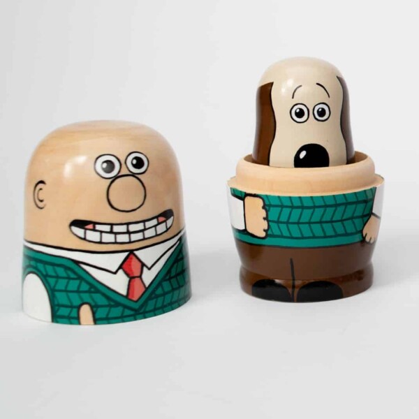 Beth Quinton | Wallace & Gromit Nesting Dolls - Image 6