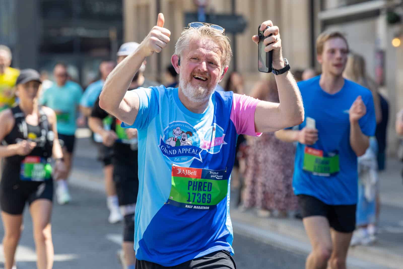 Long time supporter of The Grand Appeal running the Great Bristol Half Marathon.