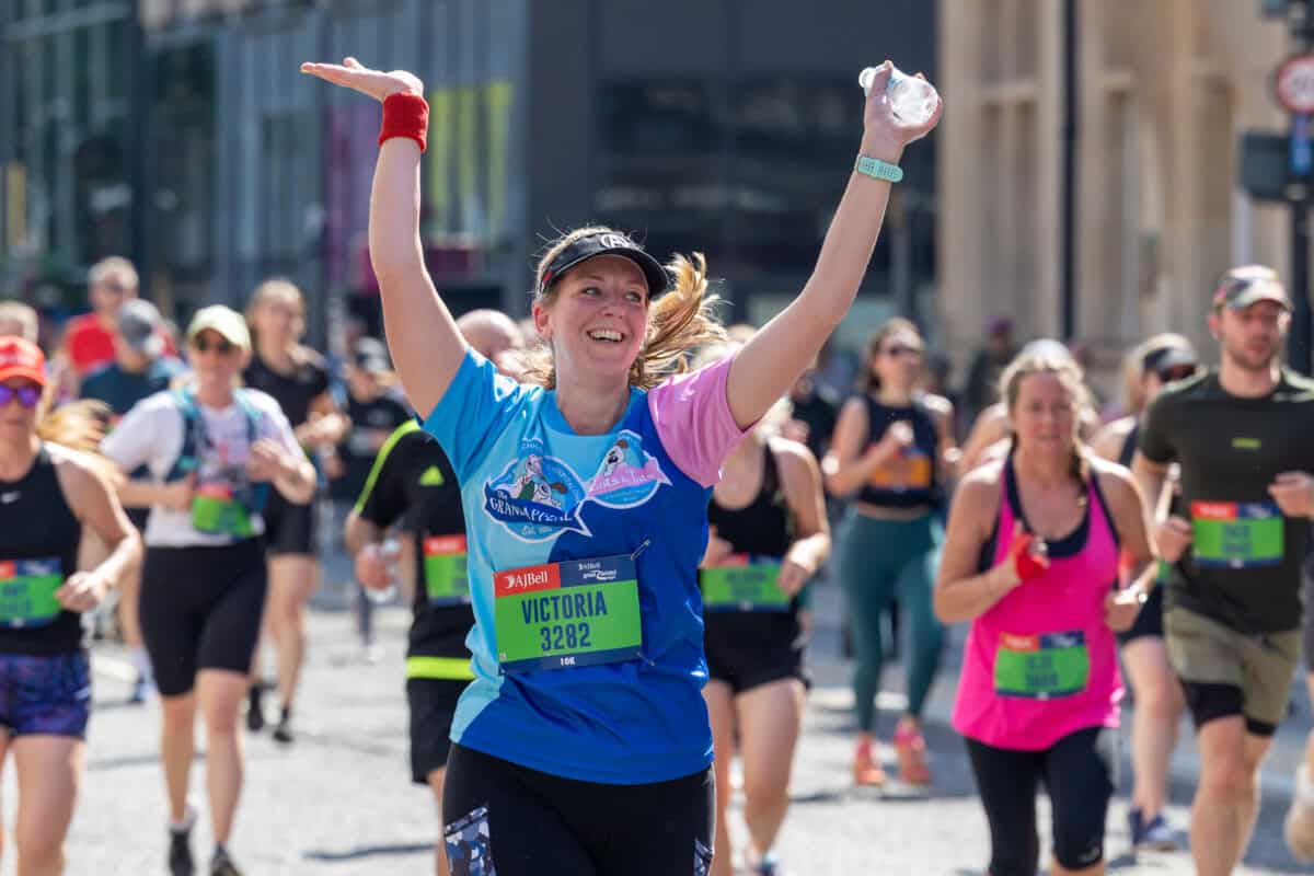 Grand Appeal runner running the Great Bristol 10k