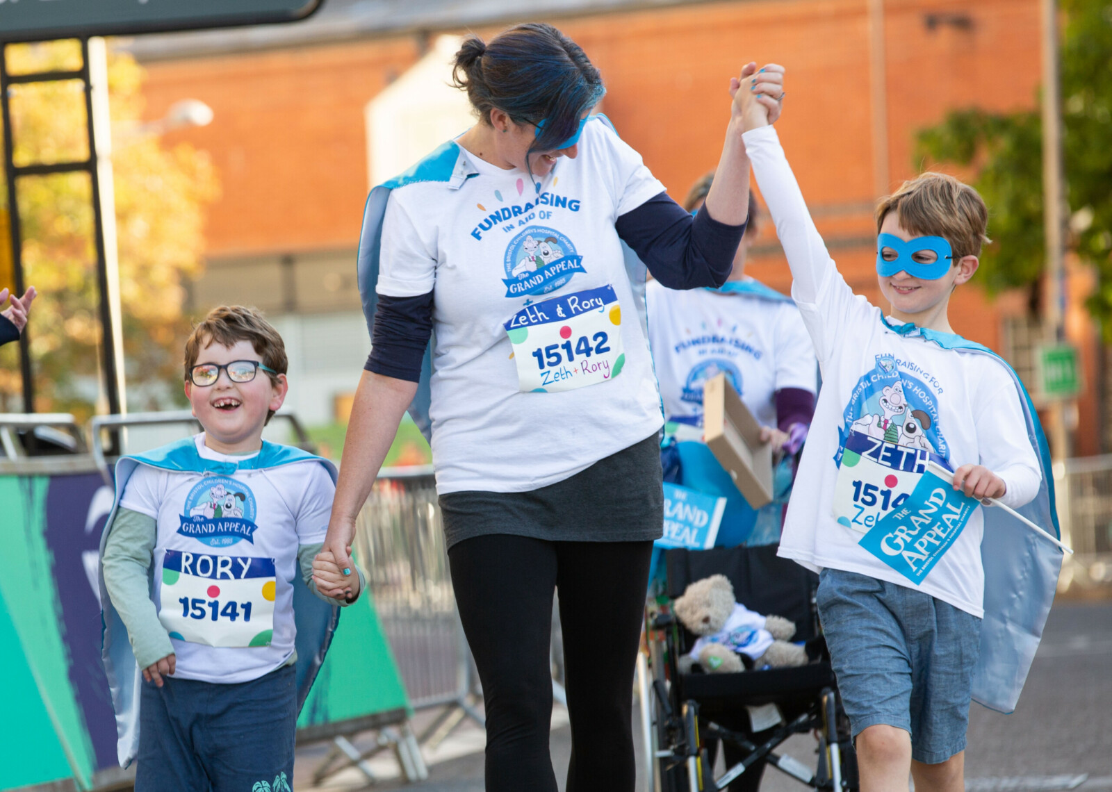 family at the great bristol run