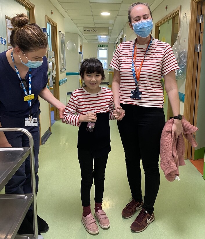 Mae in Bristol Children's Hospital