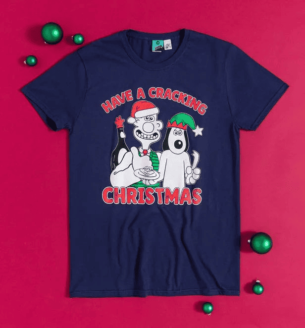 Wallace and Gromit Cracking Christmas T-Shirt