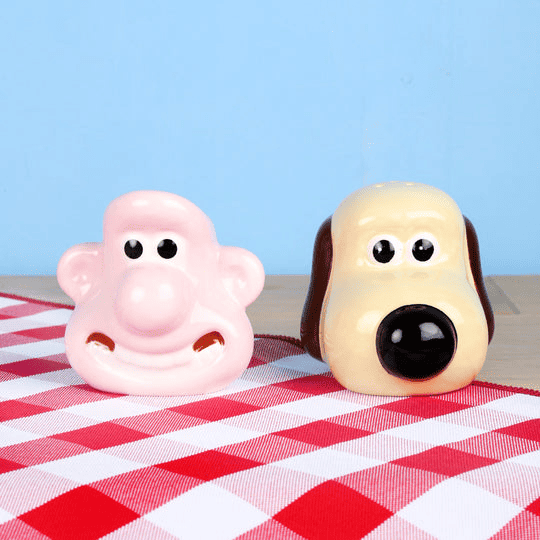 Wallace and Gromit Salt and Pepper Shaker Set