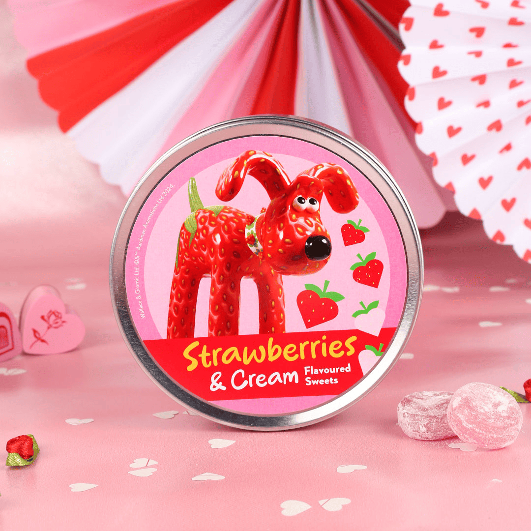 Gromberry Strawberries and Cream Sweet Tin
