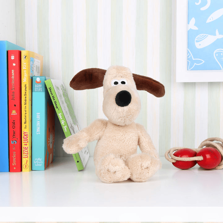 Small Gromit soft toy from Wallace & Gromit.