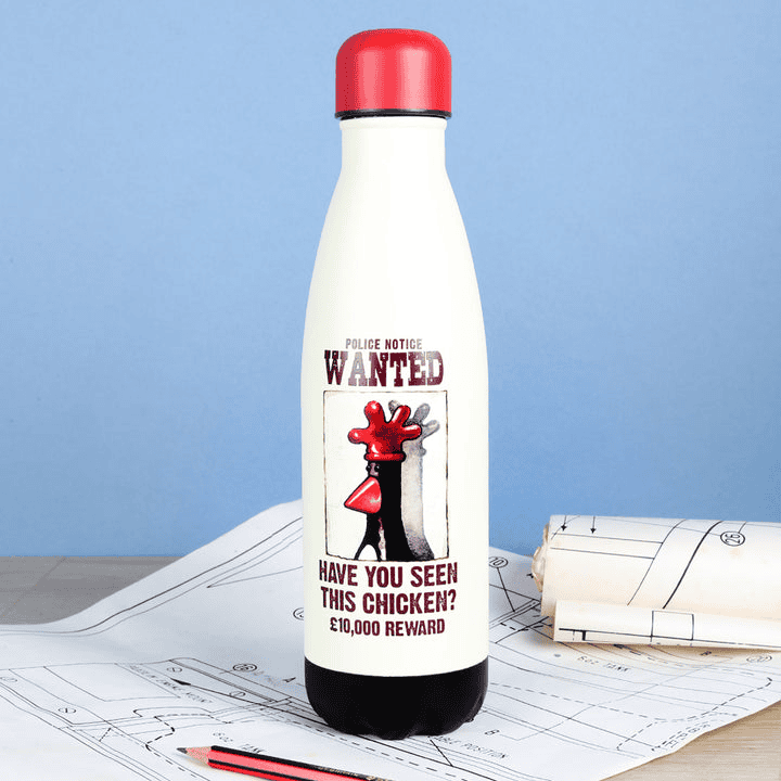 Wallace & Gromit Feather's McGraw water bottle