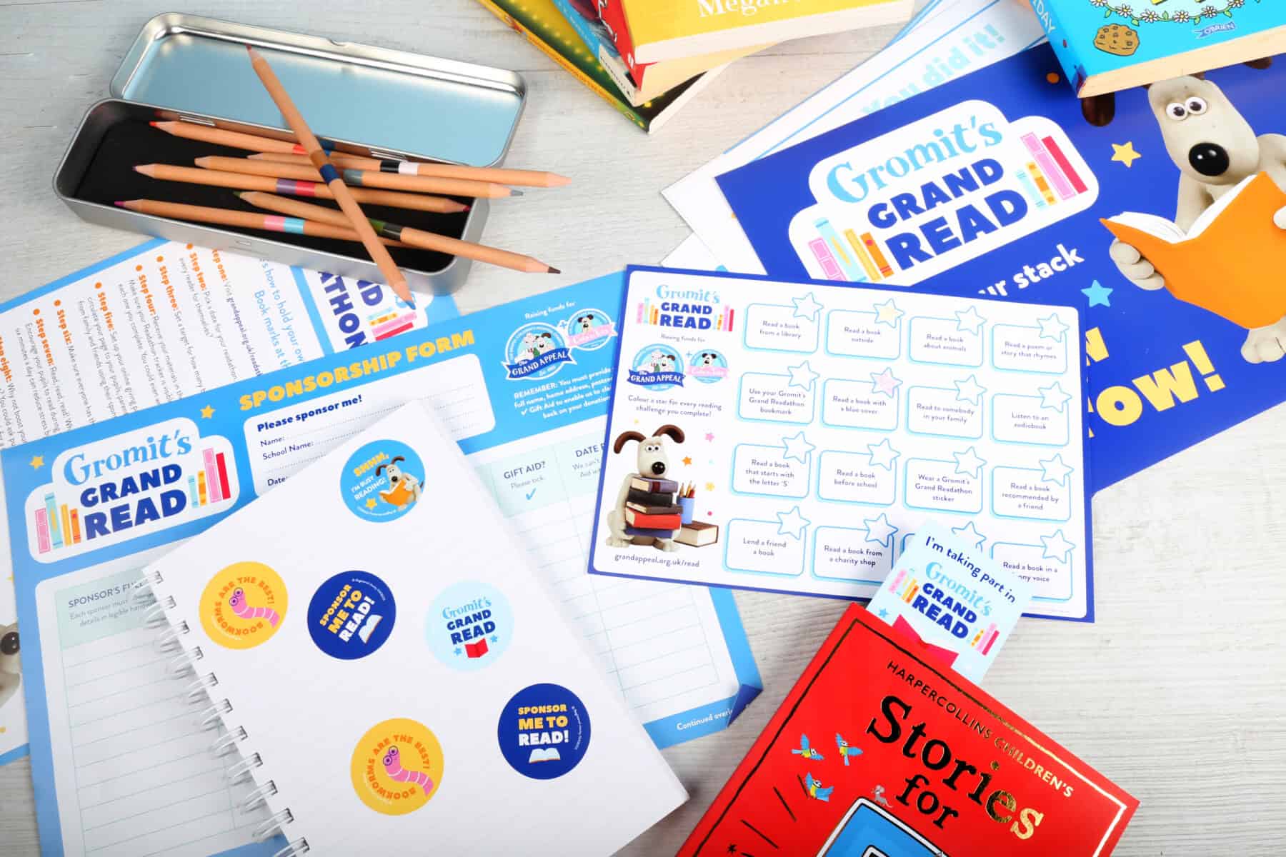 Gromit's Grand Read resources