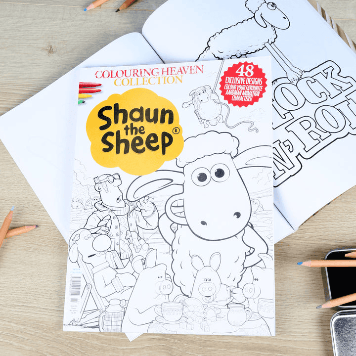 Shaun the Sheep colouring book