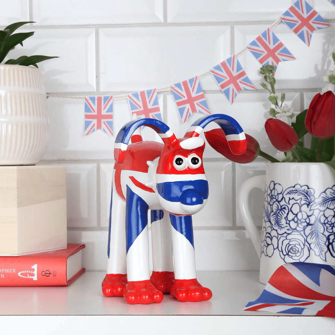 'Jack' GB flag Gromit figurine