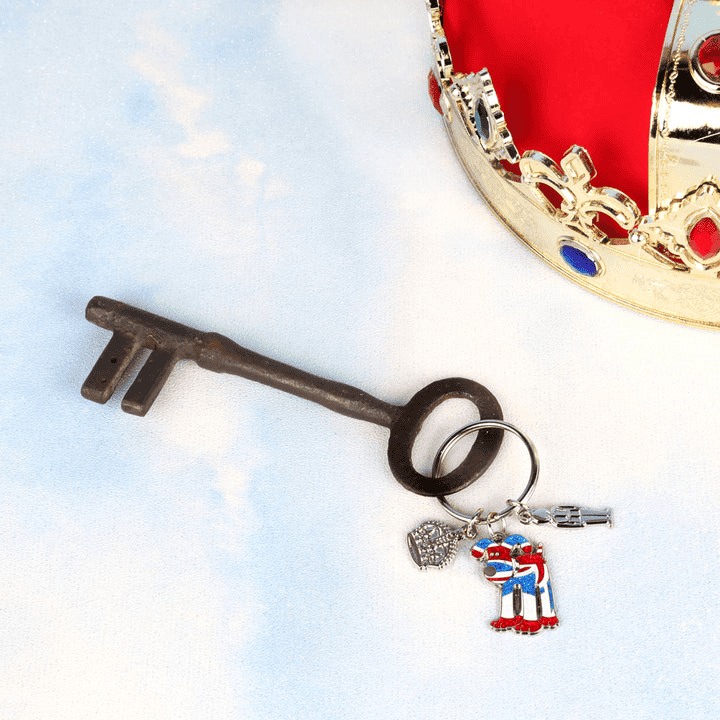 Gromit Unleashed 'Jack' glitter keyring