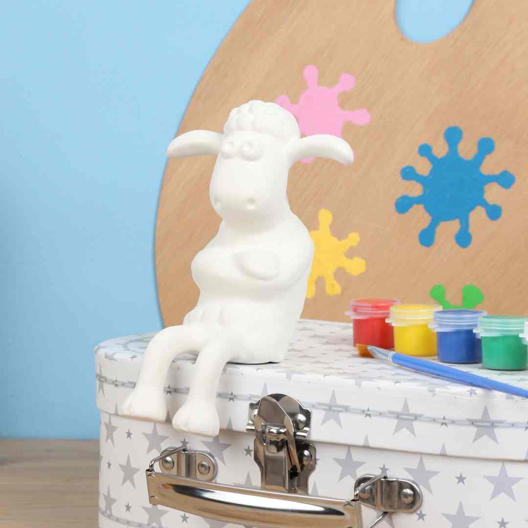 Paint Your Own Shaun the Sheep Figurine