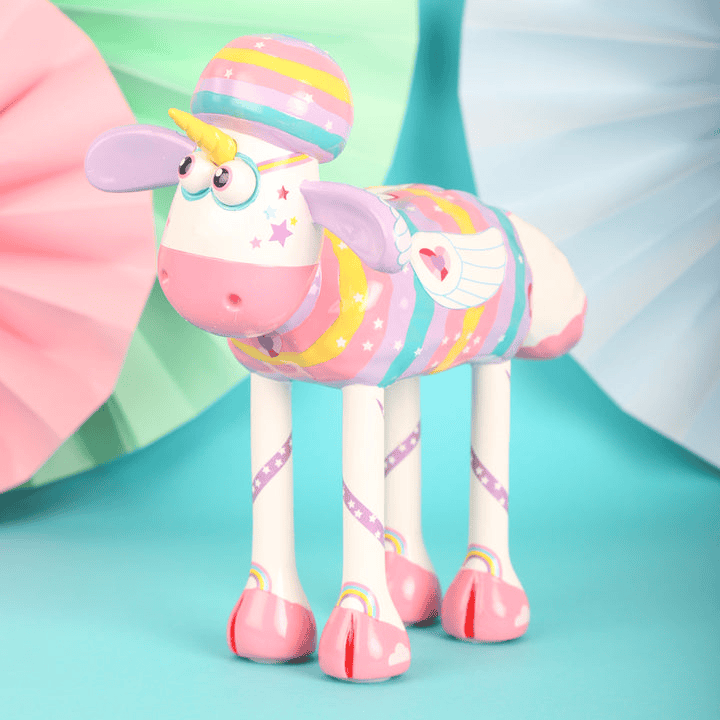 'Sparkles the Unicorn ' Shaun in the city figurine