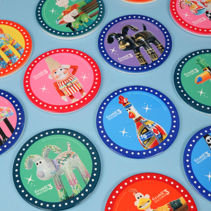 New Gromit Unleashed 3 merchandise - Coasters