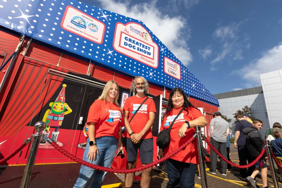 Volunteers at the Gromit Unleashed 3 Exhibition (2025)