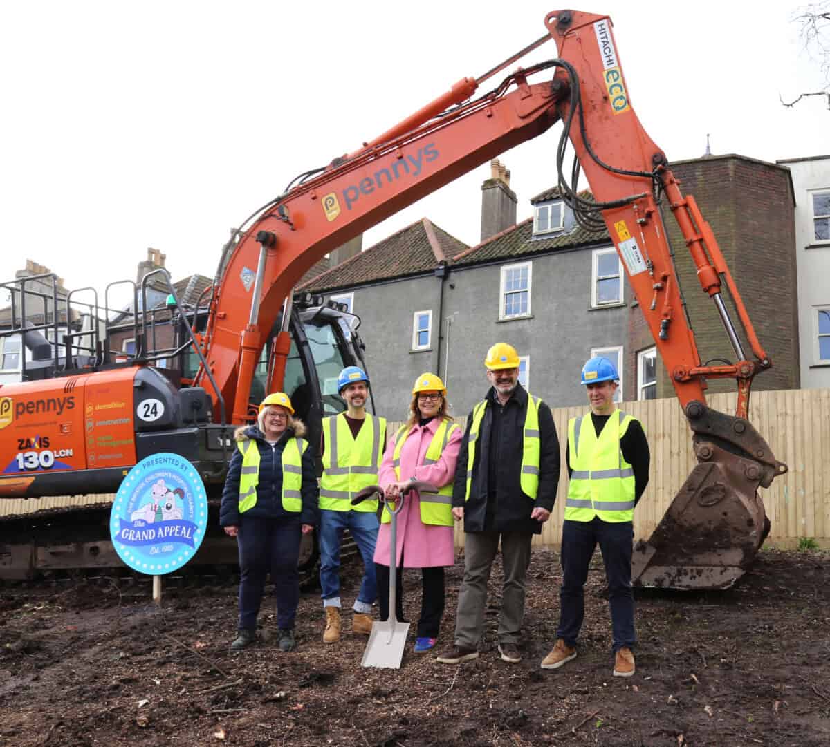 The Grand Appeal's Patient Hotel, Jingle Jam Building, Groundbreaking ceremony