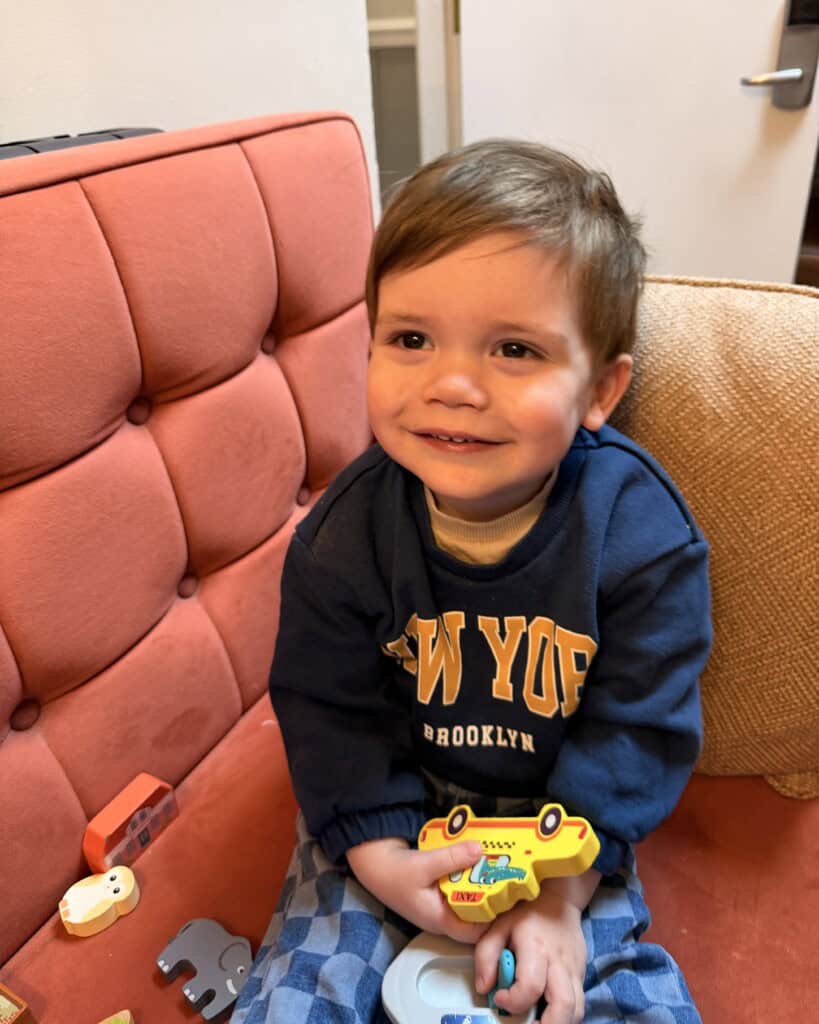 Reid as a happy and healthy little boy.