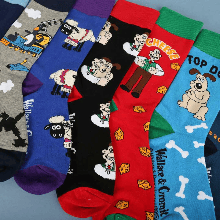 Wallace & Gromit Socks